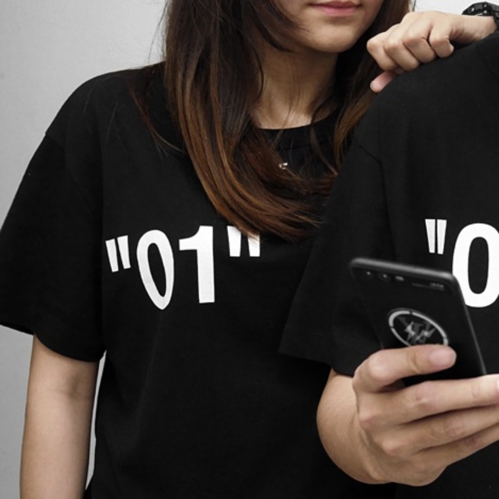 Off-White Black "101" Graphic Tee